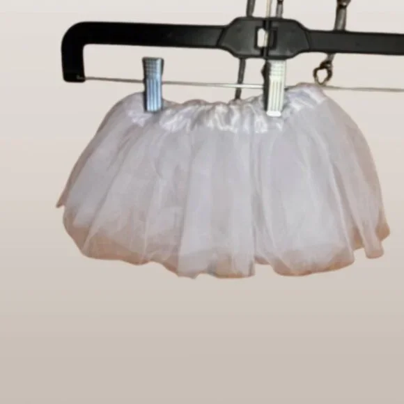 White Newborn Tutu - Picture 2 of 2
